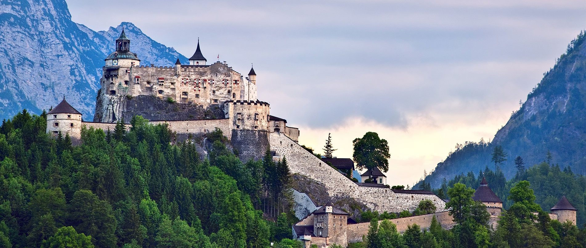 Ausflugsziele im Salzburger Land, Burg Hohenwerfen in Werfen im Pongau