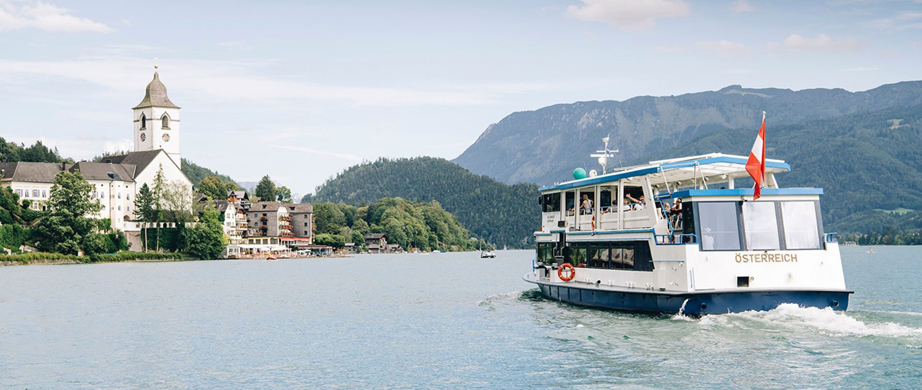 Ausflugsziele im Salzburger Land, Wolfgangseeschifffahrt im Urlaub