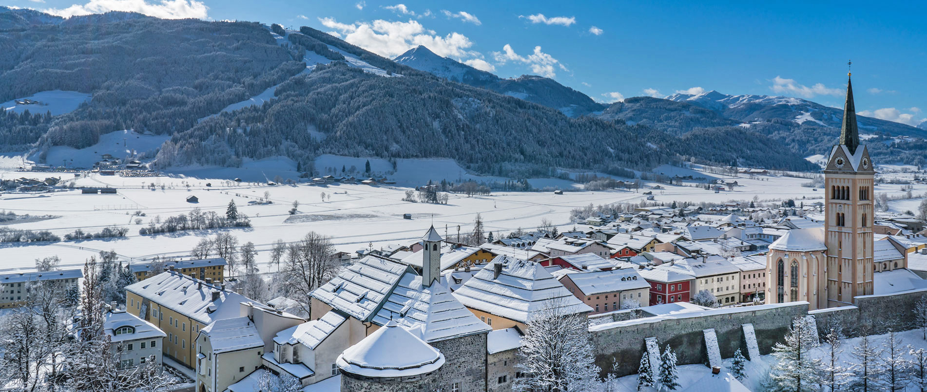 Ausflugsziele im Salzburger Land, Radstadt im Winter