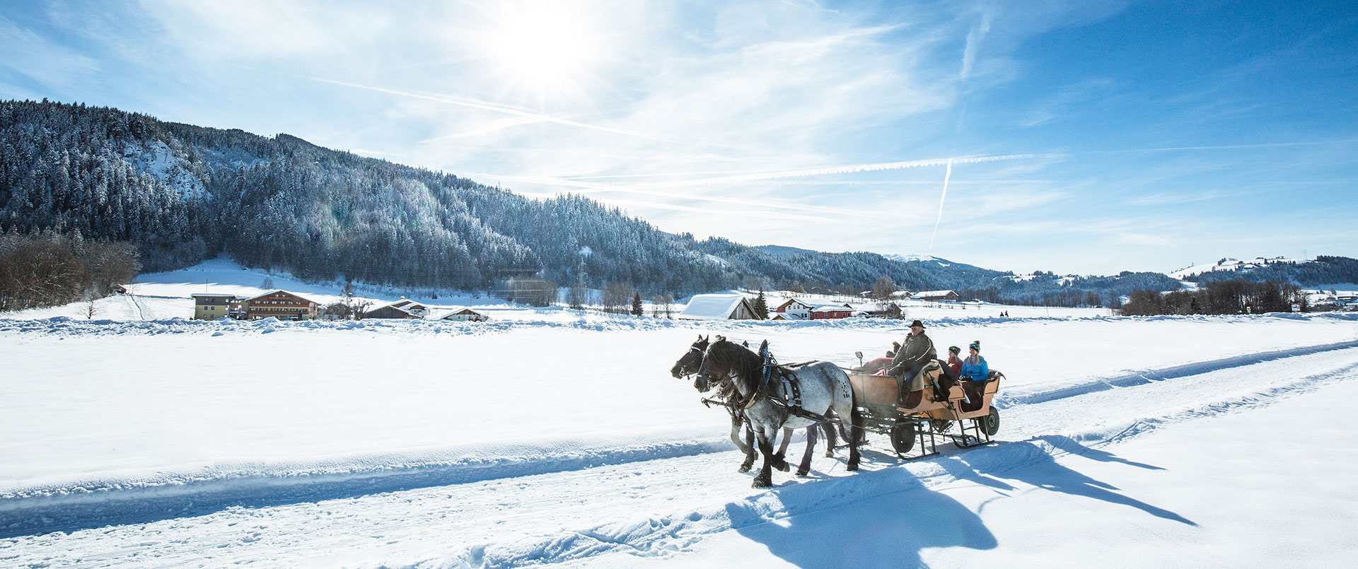 Winterurlaub Radstadt - Pferdeschlittenfahrten