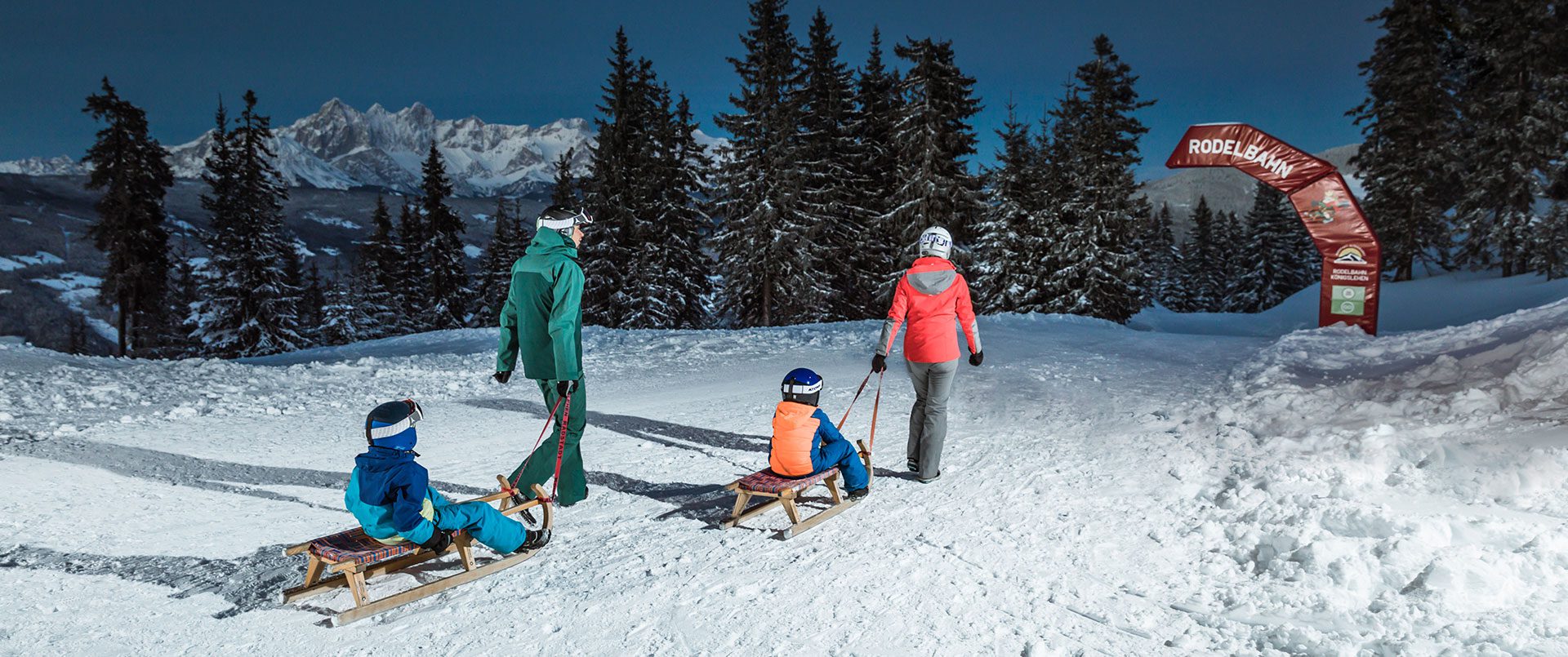 Winterurlaub Radstadt Nachtrodeln 1